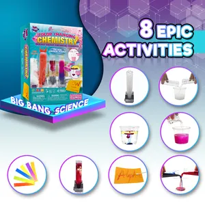 Big Bang Wetenschap Custom Experiment Kids Science Experiment Kit Stuurpen Chemie Speelgoed Voor Kids-Bevat 70 + Experiment