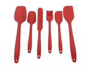 <strong>Silicone</strong> <strong>Spatula</strong> Set with Stainless Steel Core Utensils - Product Image 3