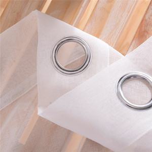 Tulle brodé de style nordique <span class=keywords><strong>blanc</strong></span> avec motif papillon, pour fenêtre de salon, voile pur de 54 pouces, fenêtre plate, bureau d'hôtel, vente en gros - Product Image 6