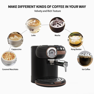 Cafetera Turca Semiautomática Profesional, Cafetera Italiana Comercial Clásica Integrada para Café Espresso - Product Image 6