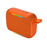 Mini Altavoz Bluetooth con Batería Extraíble, Altavoz de Audio Portátil con Luz RGB, Radio FM TWS, Mini Boombox Inalámbrico para Exteriores