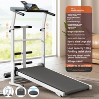 Tapis roulant mécanique pliable professionnel pour intérieur, affichage numérique, équipement de fitness pour usage domestique, construction en acier, programme d'exercices