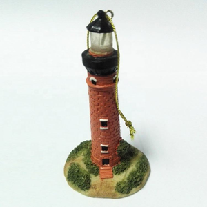 Miniature de bâtiment en résine personnalisée à suspendre, <span class=keywords><strong>phare</strong></span>, maison, ornement, décoration de type souvenir de voyage - Product Image 3