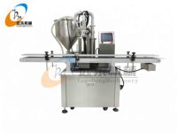 Machine de remplissage automatique à pompe à engrenages à tête unique pour liquides visqueux, crèmes, lotions, shampoings, contrôle PLC, haute précision