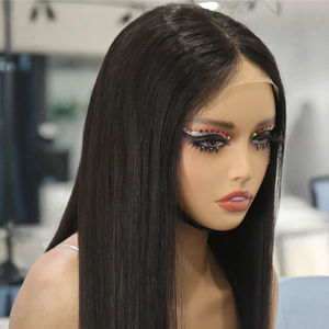 Оптовая продажа 100% натуральных вьетнамских волос Double Drawn 4x4 для косичек-локоны и париков с кружевной застежкой для женщин - Product Image 1