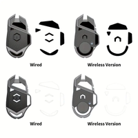 Autocollants pour pieds de souris en PTFE pour Logitech GPW2 Wireless GPRO X SUPERLIGHT, bord arrondi incurvé, patins en verre pour souris, pieds glissants
