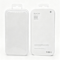 Boîte en plastique personnalisée pour téléphone portable avec emballage de vente au détail en carton, languette de suspension et blister transparent pour accessoires de téléphonie mobile