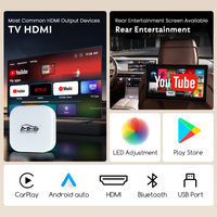 Lecteur DVD de voiture OEM, adaptateur CarPlay sans fil universel, Android 12, boîte TV AI, USB, GPS intégré, fournisseur personnalisé d'usine