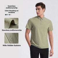 Polo de golf pour hommes, vêtements de sport et de loisirs, design respirant, créez votre propre polo de golf, vêtements de tennis, polo de golf brodé pour hommes