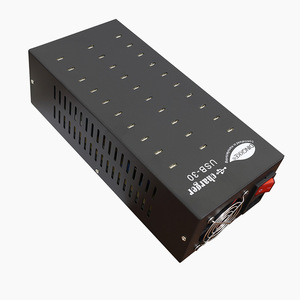 เครื่องชาร์จ USB-30 หลายพอร์ต 30 ช่อง แบบ Type-C สถานีชาร์จเร็ว สำหรับโรงเรียน สตูดิโอ สีดำ - Product Image 1