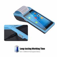 Terminal de point de vente portable 4G NFC Android 8.1 LASAET Q1 avec Google Play Store et imprimante thermique 58 mm
