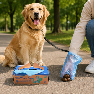 Bolsas para Desechos de Perros de PE Reciclado PCR Personalizadas OEM, Estándar, Planas, Fáciles de Abrir, para Tiendas de Mascotas, Suministro de Fábrica de China y Vietnam - Product Image 2