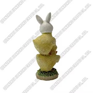Poussins de Pâques en <span class=keywords><strong>Bonnet</strong></span> Chapeaux Ensemble de 3 Figurines Nouveau So Cute pour le Printemps - Product Image 4