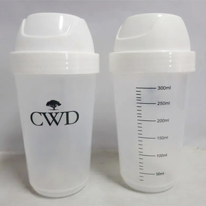 300ml 500ml réutilisable poudre shaker bouteille tasse avec couvercles maison école <span class=keywords><strong>non</strong></span> <span class=keywords><strong>jetable</strong></span> PP sport eau boissons jus bouteille 16oz - Product Image 6