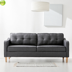 Juego de sofás de 3 piezas grises premium: tela duradera, aspecto elegante, ideal para <span class=keywords><strong>interiores</strong></span> de casas contemporáneas - Product Image 6
