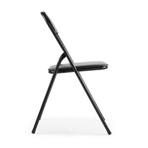 <span class=keywords><strong>6</strong></span> Pack Léger mais durable en acier cadre En Plastique Chaises Pliantes De Mariage Banquet Premium Seat Partie Événement <span class=keywords><strong>Chaise</strong></span> Noir - Product Image 3