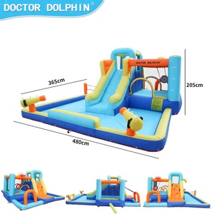 Château gonflable <span class=keywords><strong>de</strong></span> saut <span class=keywords><strong>de</strong></span> <span class=keywords><strong>Trampoline</strong></span> à glissière d'eau, <span class=keywords><strong>jeux</strong></span> <span class=keywords><strong>de</strong></span> <span class=keywords><strong>balle</strong></span> avec Double pistolet à eau - Product Image 4