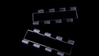 Volet roulant vertical en polycarbonate transparent de haute qualité, volet roulant électrique en polycarbonate transparent