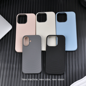 Cao Cấp Chất Lỏng Silicone Từ Trường Hợp Điện Thoại Cho Iphone 16 15 Pro Max Sóng Thiết Kế Da Thân Thiện Với Cảm Ứng Sơn Điện Thoại Từ Tính Bìa - Product Image 6