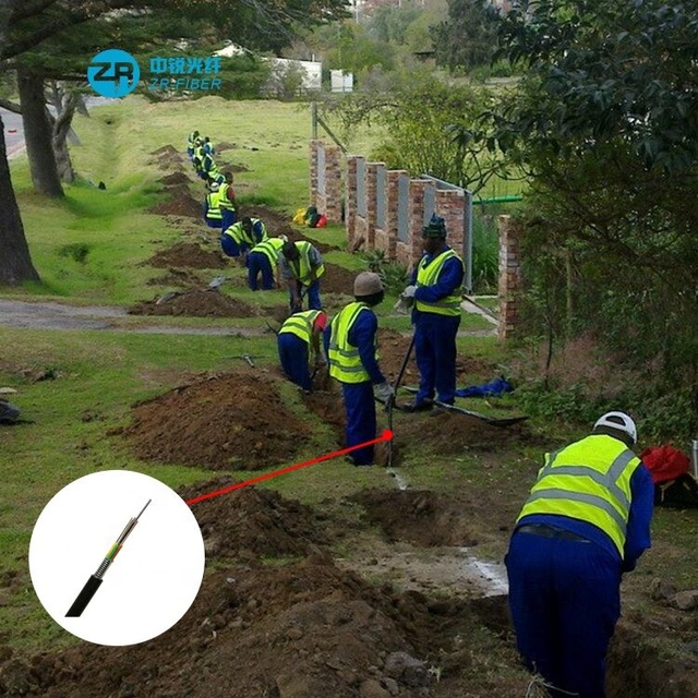 Direct Burial 4/12/60 Core Single Mode Optic 1 Km Price 24 Cable Optical Fiber