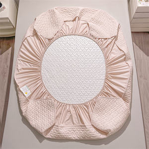 Su geçirmez örme kalın pamuk monte levha <span class=keywords><strong>Anti</strong></span> <span class=keywords><strong>Mite</strong></span> antibakteriyel ayarlanabilir yatak örtüsü çift kral çift kişilik yatak - Product Image 4