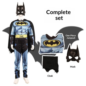 Costume de Spiderman 3D pour enfants XJ avec cape pour Halloween, carnaval, fête d'anniversaire, cosplay - Product Image 4