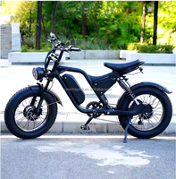 Bicicleta Eléctrica de Montaña con Llantas Gruesas, 15Ah, para Hombre, Todoterreno, Doble Suspensión, Cuadro de Aluminio