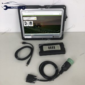 Interface de scanner EDL pour tracteur agricole John Deere EDL V3, kit d'outils de diagnostic pour véhicules lourds, service JD + tablette cf33 - Product Image 1
