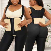Lot de 2 éponges de compression abdominale post-opératoires pour liposuccion, coussinets en mousse pour la récupération après une liposuccion, kit de récupération pour Fajas