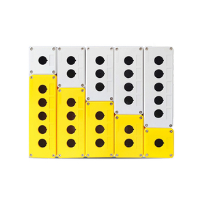 保証された品質ユニークなイエローグレー1〜522mm穴プラスチック防水ミニプッシュボタンボックス - Product Image 2