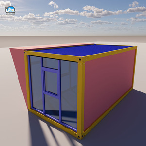 Rumah kontainer dapat dilepas untuk berkemah darurat kabin Modular pantai rumah kontainer ponsel - Product Image 6