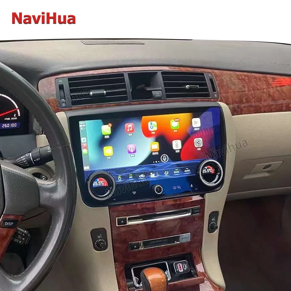 Navihua oto elektronik Android araba ses Video Dvd OYNATICI Toyota Crown 2008 2012 için Android kafa ünitesi monitör müzik sistemi