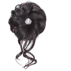 วิกผมทรงบันแบบสังเคราะห์ FQ09 FQ10 สำหรับสาวๆ เพิ่มวอลลุ่มทรงสูง ดูเป็นธรรมชาติ ทรงผมม้วนแบบมิสเฮร์ อุปกรณ์เสริมผม - Product Image 1