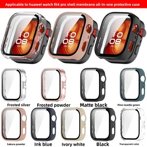 Smart <span class=keywords><strong>Watch</strong></span> PC Funda protectora Bumper para <span class=keywords><strong>Huawei</strong></span> Fit4 <span class=keywords><strong>Fit</strong></span> 4 Pro Funda integrada Película templada Protector Guard Skin - Product Image 3