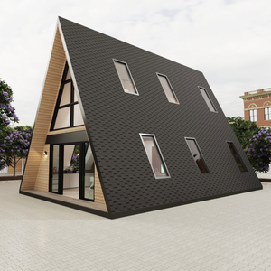 Sẵn Sàng Để Tàu 20ft 30ft 40ft Modular Tam Giác Nhà Sang Trọng Hiện Đại Một Khung Nhỏ Biệt Thự Nhà Prefab Di Động Tam Giác Nhà - Product Image 5