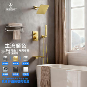 Juego de Ducha Multifuncional de Acero Inoxidable para Baño, con Agua Fría y Caliente, de Alta Calidad - Product Image 1