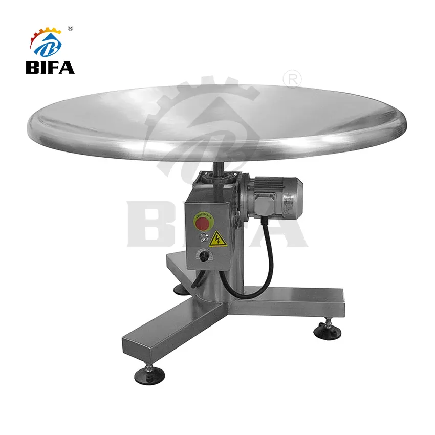 BIFA 48inch thép không gỉ tích lũy quay bộ sưu tập bảng cho đóng gói