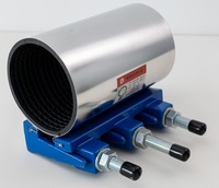 Collier de réparation pour tuyaux souterrains en fonte haute pression |   Réparation des fuites par visserie pour les conduites d'eau/gaz/eaux usées