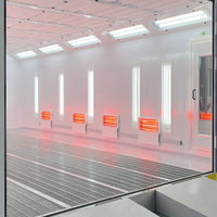 Cabina de Pintura en Aerosol para SUV con Panel Sándwich EPS Semi Downdraft Infrarrojo con Calefacción Eléctrica Certificada por MOT, SDLONXIANG LXD3, Certificación CE