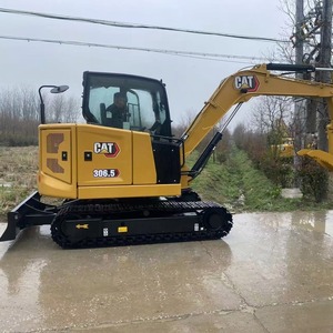 Maquinaria de movimiento de tierras CAT306.5 excavadoras usadas 6 Ton mini excavadora usada para la venta - Product Image 1