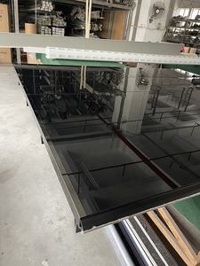 <span class=keywords><strong>Porte</strong></span> <span class=keywords><strong>de</strong></span> <span class=keywords><strong>Garage</strong></span> en verre trempé, Design moderne, coupe automatique en aluminium, sans cadre, à vendre - Product Image 4