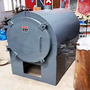Zaagstof Carbonisatie Oven Houtskool Maken Machine Van Rijstschil