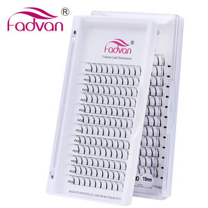 Pestañas de alta calidad, plumas prefabricadas, esponjosas, volumen ruso, las más vendidas, extensiones de pestañas rusas - Product Image 1