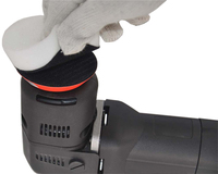 Mini polisseuse DA J0595 |   800W 110V/230V, orbite de 12 mm, plateau de 3 pouces, interrupteur à verrouillage automatique à 6 vitesses pour le detailing automobile