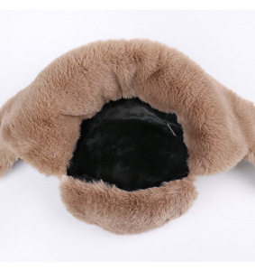 Gorro <span class=keywords><strong>de</strong></span> Aviador Unisex <span class=keywords><strong>de</strong></span> Alta Calidad para Invierno, Forrado <span class=keywords><strong>de</strong></span> Lana Gruesa, con Orejeras <span class=keywords><strong>de</strong></span> Piel <span class=keywords><strong>de</strong></span> <span class=keywords><strong>Conejo</strong></span>, Cortavientos, Cálido, con Máscara - Product Image 5