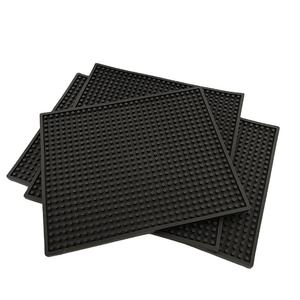 Custom Logo Silicone PVC Bar Mat Rubber Spill Pad Pub Runner Beer Rail Mat Non Slip Counter Mat Coaster Placemat Bartender Pad - Product Image 2