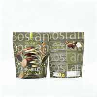 Sachet Ziplock Personnalisé Écologique OEM avec Logo, Anti-humidité, Qualité Alimentaire, en Plastique, pour Chocolat et Gelée, avec Embossage
