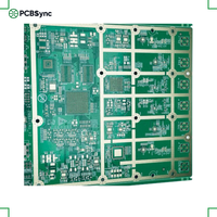 Laminé PCB RF haute vitesse Ventec Tec-speed 2.0 VT-464 1/2oz double face stable DK faible perte DF 0.015 pour commutateur réseau