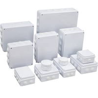 Boîtier de jonction étanche IP55 en gros avec prises de raccordement, boîtier en plastique ABS étanche IP55