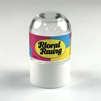 Bouteille en verre à couvercle à vis rond avec insert, étiquette personnalisée, emballage pour fleurs séchées, bocaux en verre transparent avec couvercles CR